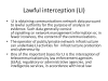 Lawful Interception of Communication Networks